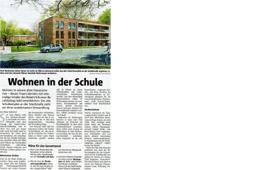 1. Preis Interessenbekundungsverfahren Robert-Schuhmann-Berufskolleg – „Wohnen im Denkmal am Westfalenpark“, Sckellstraße 04/2018
